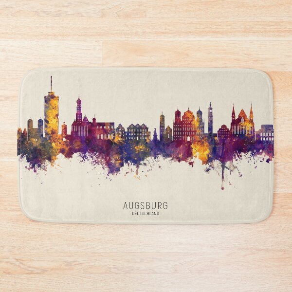 Item preview, Augsburg Germany Skyline designed and sold by ArtPrints.