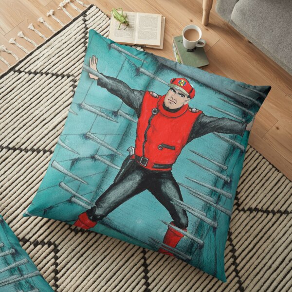 My version of one of the pieces of art from the Captain Scarlet credits. Floor Pillow