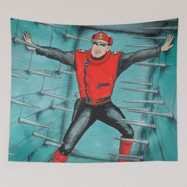 Item preview, My version of one of the pieces of art from the Captain Scarlet credits. designed and sold by Frankie Doodles!.