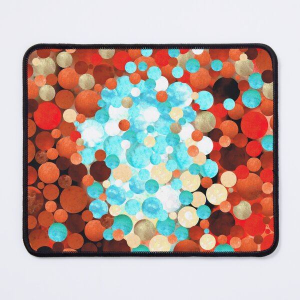 Item preview, Red And Blue Mosaic Abstract Art Next Step designed and sold by Sharon Cummings Art.