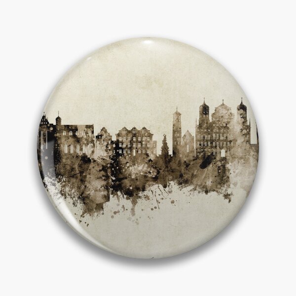 Item preview, Augsburg Germany Skyline designed and sold by ArtPrints.