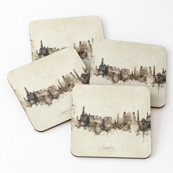 Item preview, Augsburg Germany Skyline designed and sold by ArtPrints.
