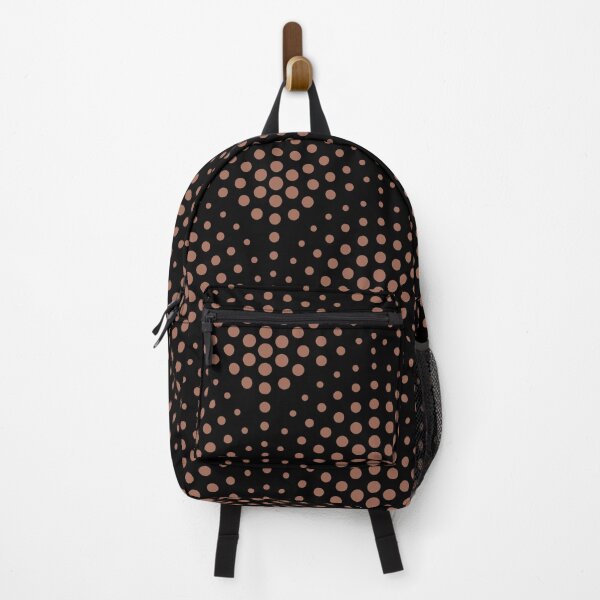 Item preview, Clay Brown and Black Polka Dot Scallop Pattern Coordinates w/ Behr Popular Color 2022 Perfect Penny S180-6 designed and sold by ColorOfTheYears.