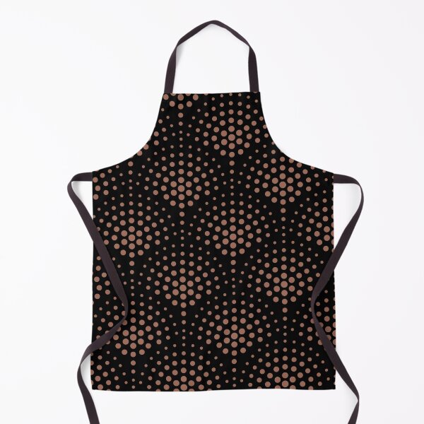 Item preview, Clay Brown and Black Polka Dot Scallop Pattern Coordinates w/ Behr Popular Color 2022 Perfect Penny S180-6 designed and sold by ColorOfTheYears.