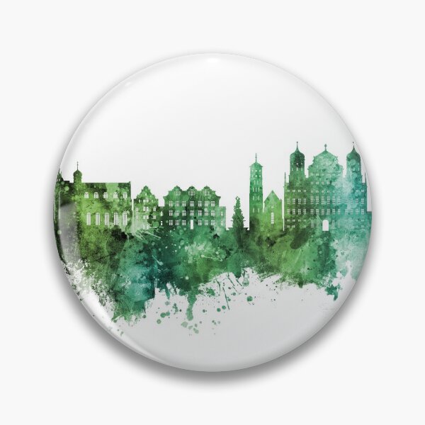 Item preview, Augsburg Germany Skyline designed and sold by ArtPrints.