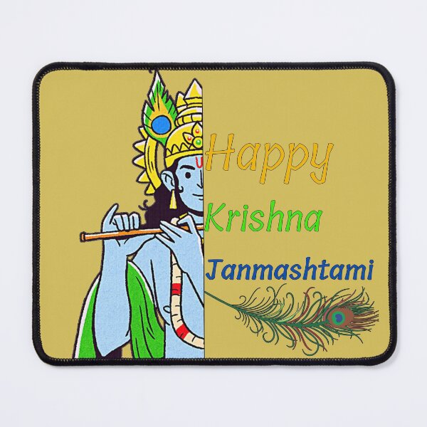 Item preview, Happy Krishna Janmashtami -Devotional designed and sold by SheetalMourya.