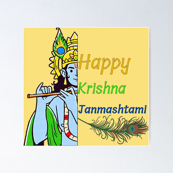 ArtStation - Happy Janmashtami Artwork... Krishna Drawing...  #jaishreekrishna #janmashtami #happyjanmashtami