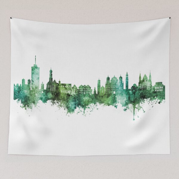Item preview, Augsburg Germany Skyline designed and sold by ArtPrints.