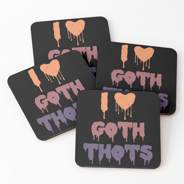 Item preview, I Love Goth Thots i heart goth thots designed and sold by T-DESIGNEDZ.