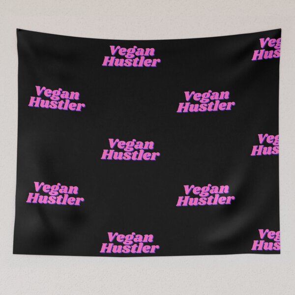 Item preview, Vegan Hustler Retro Pink Edition designed and sold by Vegginitup.
