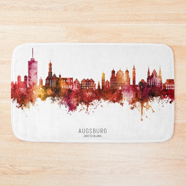 Item preview, Augsburg Germany Skyline designed and sold by ArtPrints.