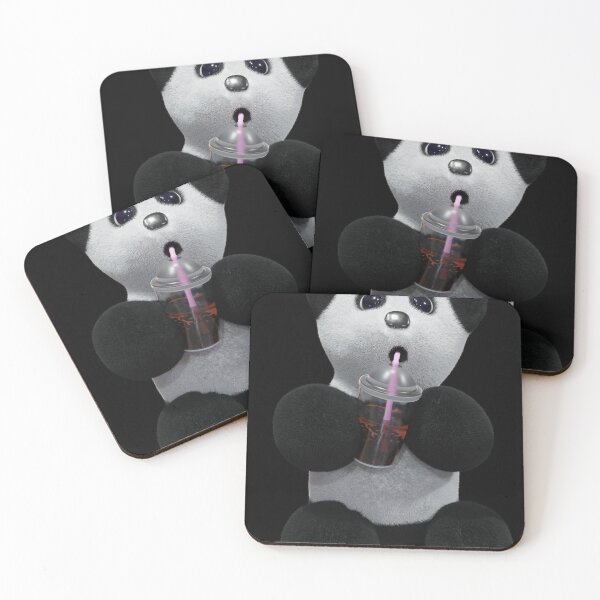 Artikelvorschau, Netter Panda, der Boba-T-Stück trinkt entworfen und verkauft von CGShirts.