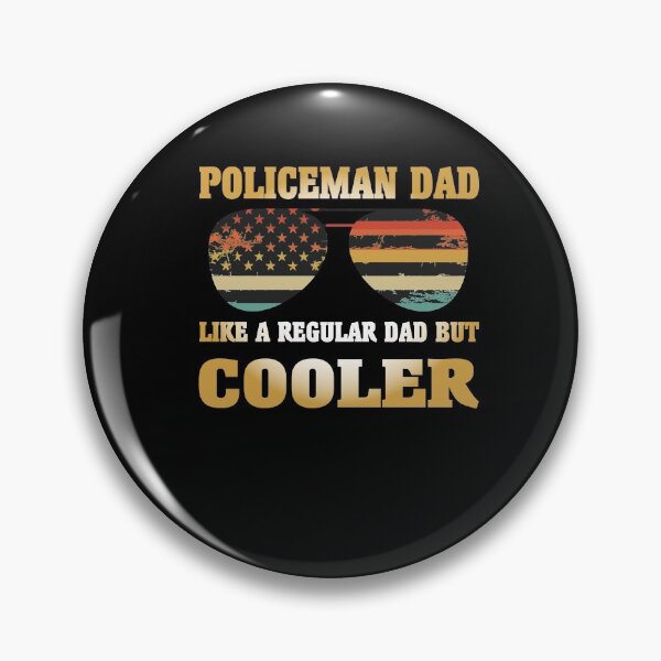 Item preview, PoliceMan Dad Like A Regular Dad, Cop designed and sold by Zuepfelmuetzen.