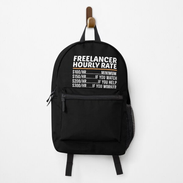 Item preview, Funny Freelancer Hourly Rate designed and sold by ZOHANATION.