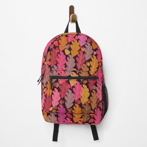 Item preview, Oak leaves with acorns, bright pinks designed and sold by Palifino.