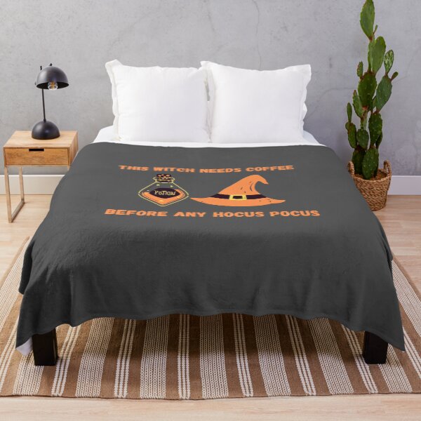 Item preview, This Witch Needs Coffee Before Any Hocus Pocus | Halloween designed and sold by D-Shirt-More.