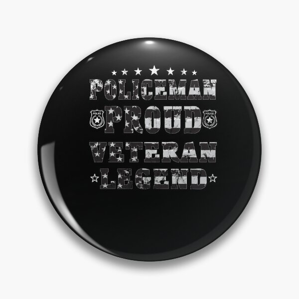 Item preview, PoliceMan Proud Veteran Legend, Cop designed and sold by Zuepfelmuetzen.