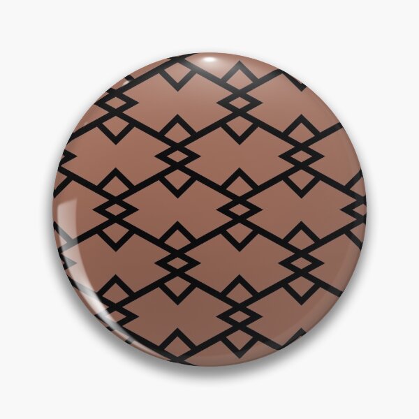 Item preview, Clay Brown and Black Tessellation Line Pattern 22 Coordinates w/ Behr Popular Color 2022 Perfect Penny S180-6 designed and sold by ColorOfTheYears.