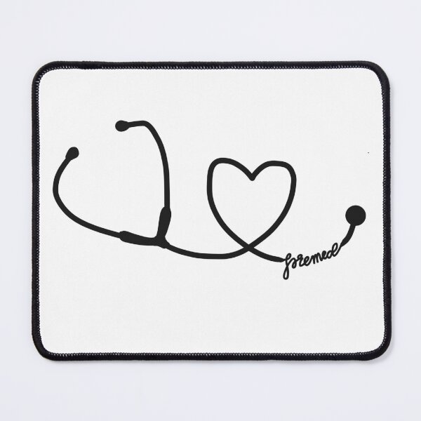 Item preview, premed heart stethoscope designed and sold by danafink.