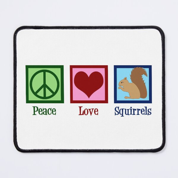 Item preview, Peace Love Squirrels designed and sold by Epic Love Designs.