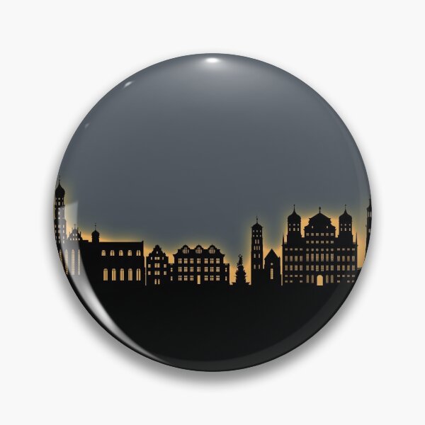Item preview, Augsburg Germany Skyline designed and sold by ArtPrints.