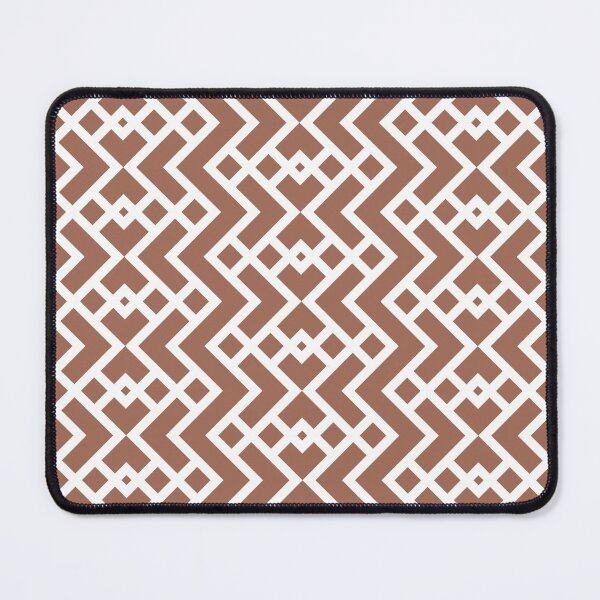 Item preview, Clay Brown and White Tessellation Line Pattern 25 Coordinates w/ Behr Popular Color 2022 Perfect Penny S180-6 designed and sold by ColorOfTheYears.