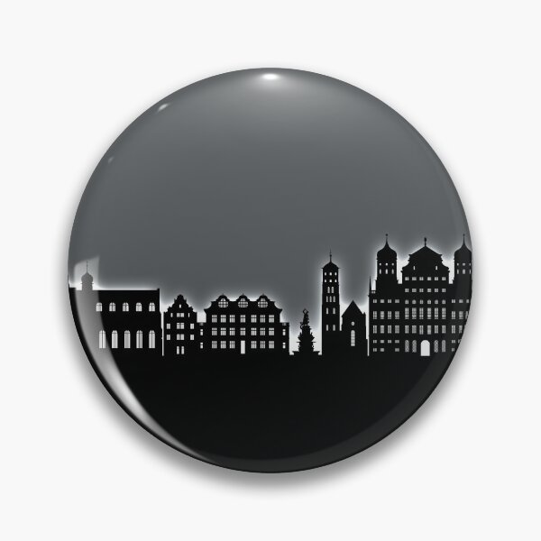 Item preview, Augsburg Germany Skyline designed and sold by ArtPrints.