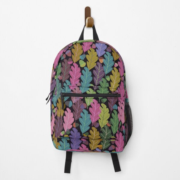 Item preview, Oak leaves with acorns, retro colors designed and sold by Palifino.