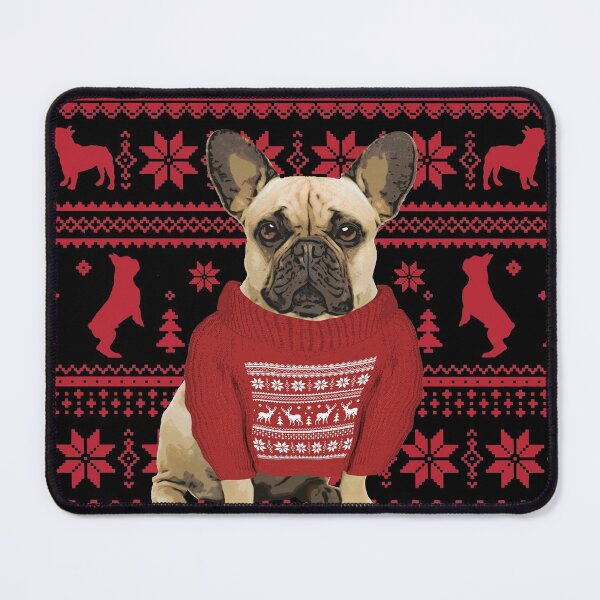 Item preview, French Bulldog Christmas gifts and christmas sweater designed and sold by Collagedream.