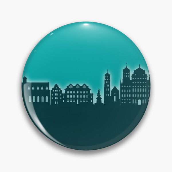 Item preview, Augsburg Germany Skyline designed and sold by ArtPrints.