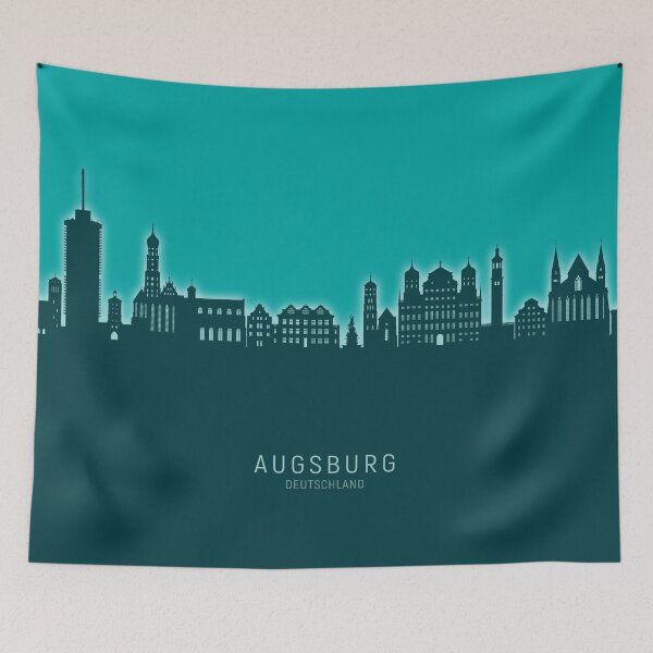 Item preview, Augsburg Germany Skyline designed and sold by ArtPrints.