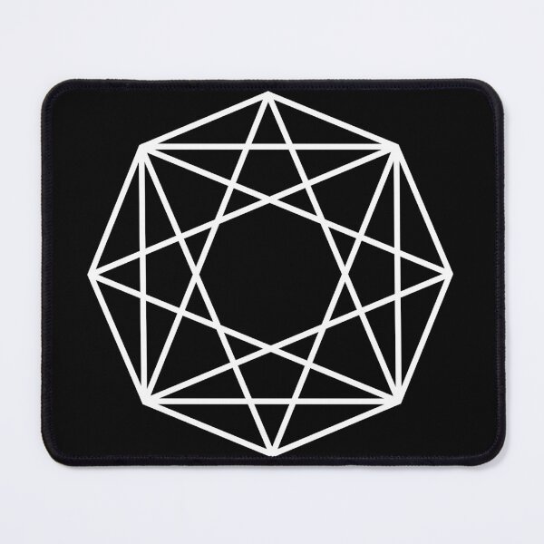 Item preview, Octangle Geometric 8-Sided Star with Construction Lines designed and sold by signsandsymbols.