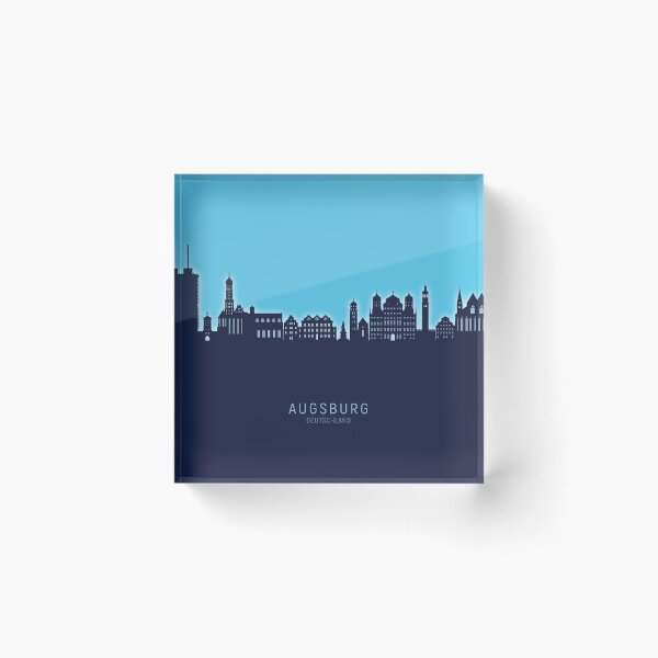 Item preview, Augsburg Germany Skyline designed and sold by ArtPrints.