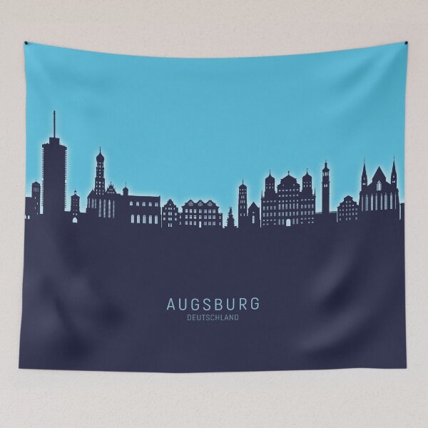 Item preview, Augsburg Germany Skyline designed and sold by ArtPrints.