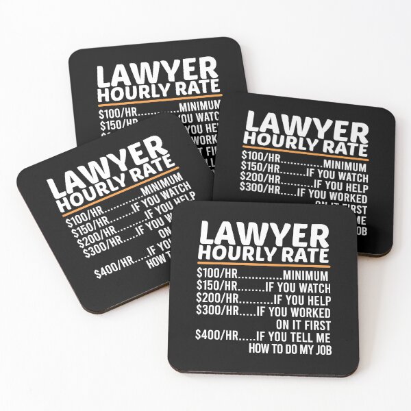 Item preview, Funny Lawyer Hourly Rate designed and sold by ZOHANATION.