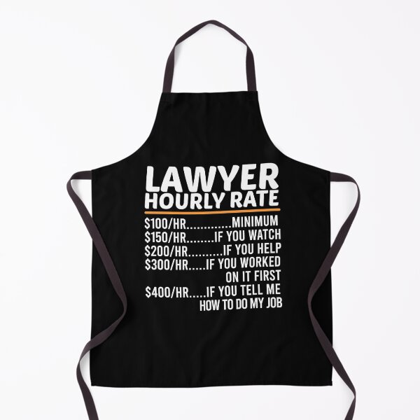 Item preview, Funny Lawyer Hourly Rate designed and sold by ZOHANATION.