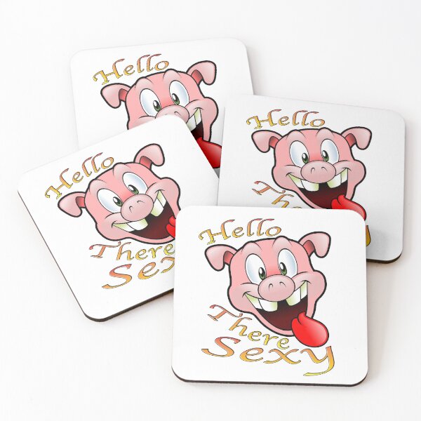 Item preview, Hello There Sexy - Laughing Pig designed and sold by Brandon Batie.