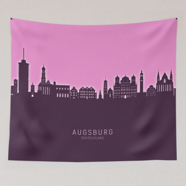 Item preview, Augsburg Germany Skyline designed and sold by ArtPrints.