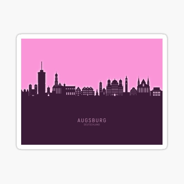 Artikel-Vorschau von Augsburg, Deutschland Skyline, designt und verkauft von MICHAEL TOMPSETT.