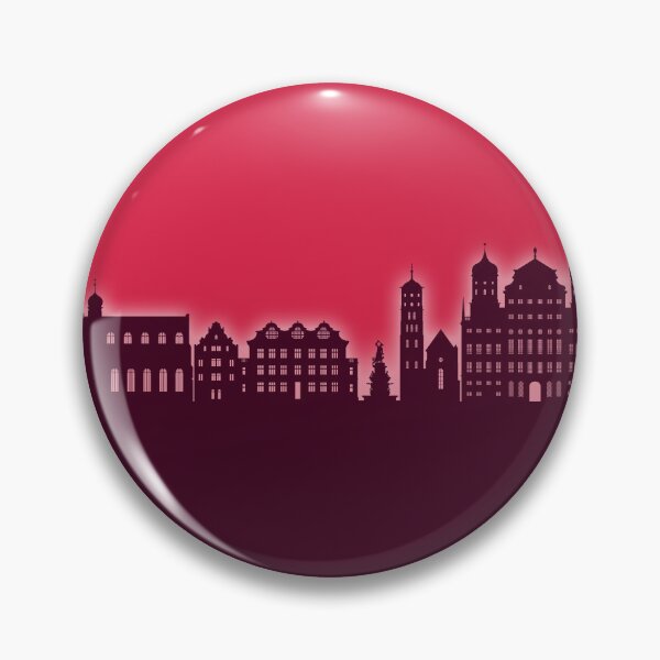 Item preview, Augsburg Germany Skyline designed and sold by ArtPrints.