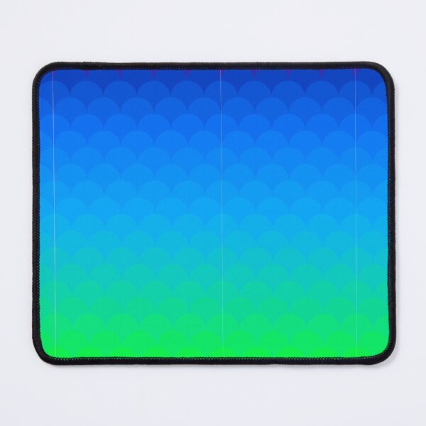 Item preview, Blue & Green Japanese Seigaiha Gradient designed and sold by artistium.