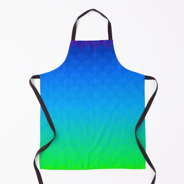Item preview, Blue & Green Japanese Seigaiha Gradient designed and sold by artistium.