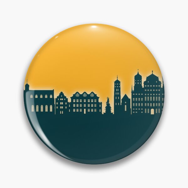 Item preview, Augsburg Germany Skyline designed and sold by ArtPrints.