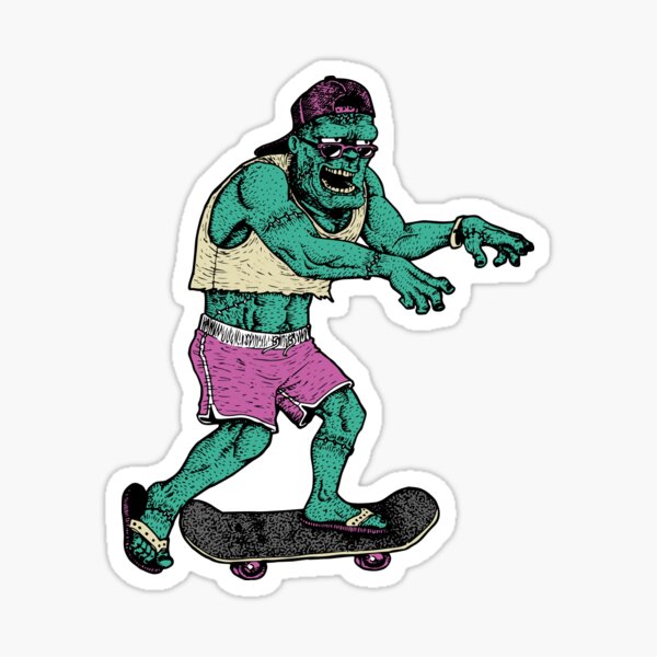 franken wheels Sticker
