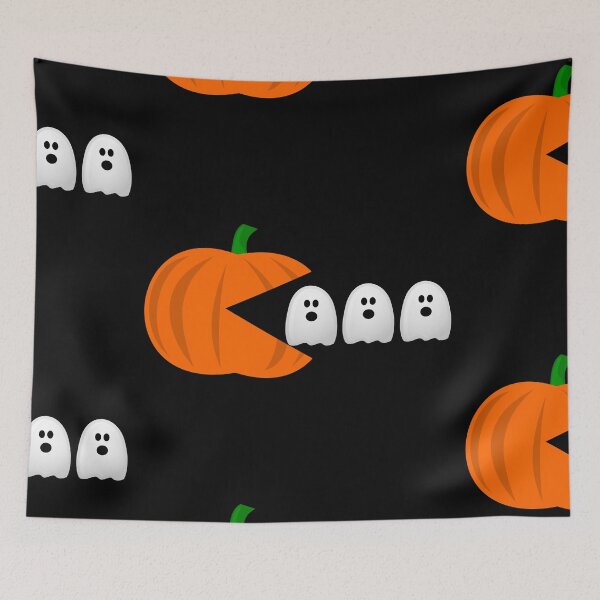 Item preview, funny gamer halloween pumpkin ghosts designed and sold by Gossip Rag.