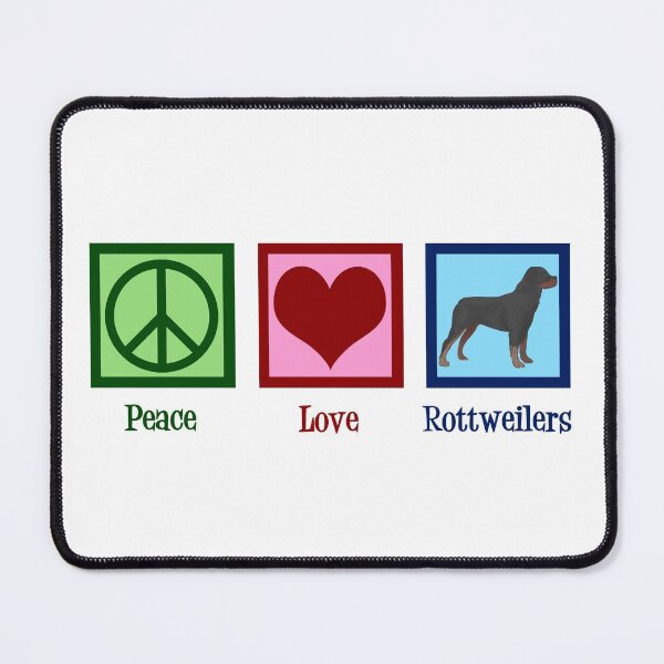 Item preview, Peace Love Rottweilers designed and sold by Epic Love Designs.