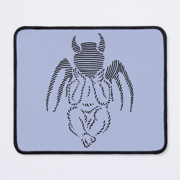 Item preview, Little Angel Imp Barcode Art designed and sold by VADIMproducts.
