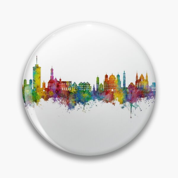 Item preview, Augsburg Germany Skyline designed and sold by ArtPrints.