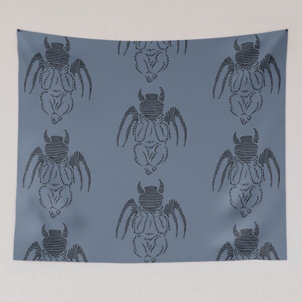 Item preview, Little Angel Imp Barcode Art designed and sold by VADIMproducts.