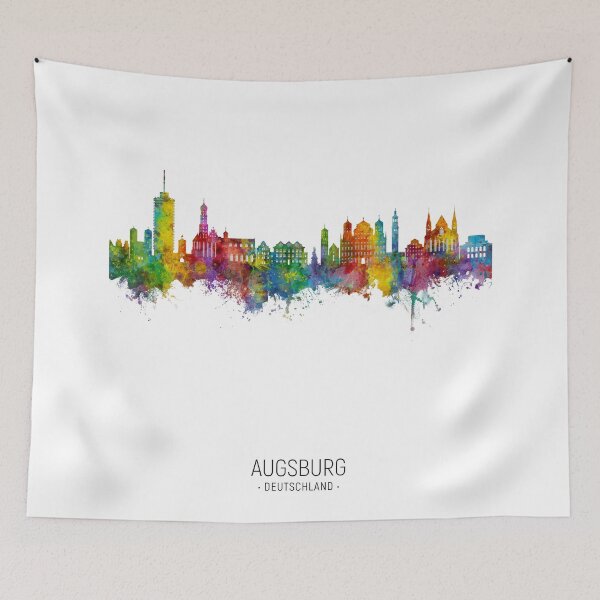 Item preview, Augsburg Germany Skyline designed and sold by ArtPrints.